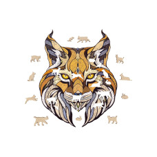 Eco Wood Art Holz-Puzzle Luchs 139 Teile Eco Wood Art Holz-Puzzle Luchs 139 Teile