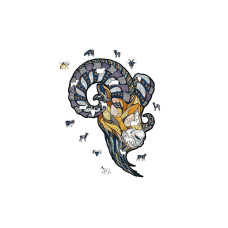 Eco Wood Art Holz-Puzzle Widder 130 Teile Eco Wood Art Holz-Puzzle Widder 130 Teile