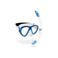 CRESSI Fidschi + Gamma Schnorchel-Kombi Clear/Blue CRESSI Fidschi + Gamma Schnorchel-Kombi Clear/Blue