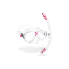CRESSI Marea + Gamma Schnorchel Combo Clear/Pink CRESSI Marea + Gamma Schnorchel Combo Clear/Pink