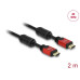 Delock Kabel 4K 30Hz HDMI - HDMI, 2 m, Rot/Schwarz Delock Kabel 4K 30Hz HDMI - HDMI, 2 m, Rot/Schwarz