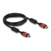 Delock Kabel 4K 30Hz HDMI - HDMI, 2 m, Rot/Schwarz Delock Kabel 4K 30Hz HDMI - HDMI, 2 m, Rot/Schwarz