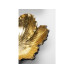 Kare Dekoschale Flower Bloom 20 cm, Schwarz/Gold