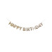Rico Design Girlande Happy Birthday, Glitter Gold Rico Design Girlande Happy Birthday, Glitter Gold