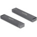 Delock Externes Gehäuse M.2 NVMe PCIe SSD, SATA SSD mit USB-A