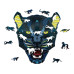 Eco Wood Art Holz-Puzzle Panther 102 Teile