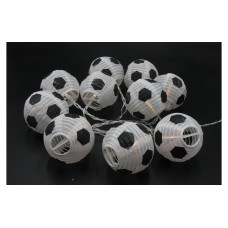 Dameco Lichterkette Fussball, 180 cm, Schwarz/Weiss Dameco Lichterkette Fussball, 180 cm, Schwarz/Weiss