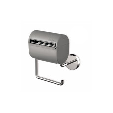 bideo Toilettenpapierhalterung mit Befeuchter Grau bideo Toilettenpapierhalterung mit Befeuchter Grau