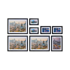 COCON Bilderrahmen 8er-Set, Schwarz COCON Bilderrahmen 8er-Set, Schwarz