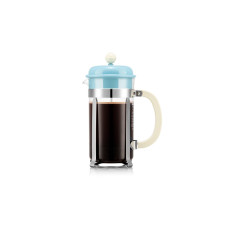 Bodum Kaffeebereiter Caffettiera 8 Tassen, 1 l, Ice Blue
