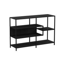 AC Design Regal Seaford offen Schwarz, 114 x 35 x 78 cm AC Design Regal Seaford offen Schwarz, 114 x 35 x 78 cm