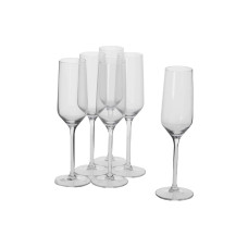 alpina Champagnerglas-Set 220 ml, 6 Stück, Transparent