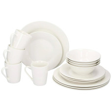 alpina Geschirrset für 4 Personen 1 Stück,Weiss alpina Geschirrset für 4 Personen 1 Stück,Weiss