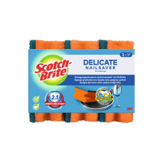 Scotch-Brite Schwamm Delicate 3 Stück Scotch-Brite Schwamm Delicate 3 Stück