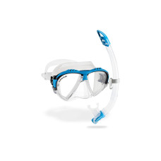 CRESSI Matrix + Gamma Snorkel Combo Clear/Blue CRESSI Matrix + Gamma Snorkel Combo Clear/Blue