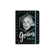 Nostalgic Art Notizheft Genius A5, Dot, Schwarz/Weiss Nostalgic Art Notizheft Genius A5, Dot, Schwarz/Weiss