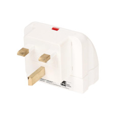 Max Hauri Reiseadapter Grossbritannien / Typ 13, 3-polig, Weiss