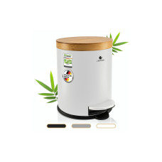 Exitoso Tretmülleimer mit Softclose-Deckel 5 l, Weiss Exitoso Tretmülleimer mit Softclose-Deckel 5 l, Weiss