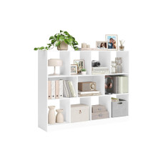 VASAGLE Bücherregal Weiss