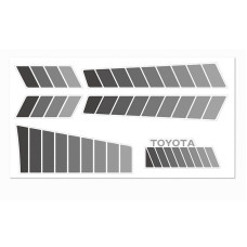 RC4WD Aufkleber für Toyota 84–85 - Grau RC4WD Aufkleber für Toyota 84–85 - Grau