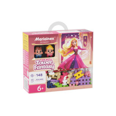 Max Bersinger Baukasten Marioinex Princess Fantasie Turm - 148 Teile Max Bersinger Baukasten Marioinex Princess Fantasie Turm - 148 Teile