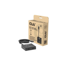 Club 3D 2-Port Signalsplitter CSV-2511 USB-C Switch Club 3D 2-Port Signalsplitter CSV-2511 USB-C Switch