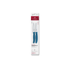 Victorinox Messer-Set Swiss Classic, 10 cm, Blau, 2 Stück Victorinox Messer-Set Swiss Classic, 10 cm, Blau, 2 Stück