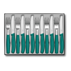 Victorinox Besteck-Set Classic, 12-teilig, Grün