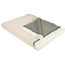 Eskimo Decke Lily 140 x 200 cm, Beige-Salbei Eskimo Decke Lily 140 x 200 cm, Beige-Salbei