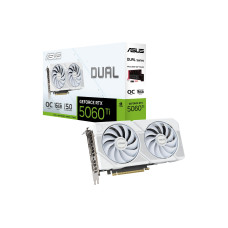 ASUS Grafikkarte Dual RTX 5060 Ti OC 16 GB Weiss