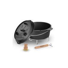 Gusskoenig Dutch Oven Set 4.5 l mit Heber, Bürste, Untersetzer Gusskoenig Dutch Oven Set 4.5 l mit Heber, Bürste, Untersetzer
