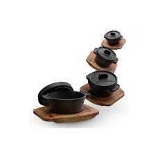 Gusskoenig Mini Dutch Set 4 Töpfe + Untersetzer Gusskoenig Mini Dutch Set 4 Töpfe + Untersetzer
