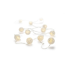 STT LED Lichterkette Lucy, 2 m, 20 LEDs, Silber