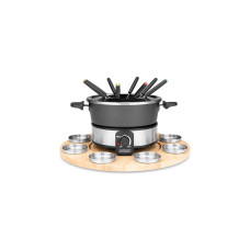 Gastroback Fondue-Set All-in-One 19 Teile, Schwarz
