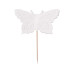 Demmler Deko Picker Schmetterlinge 8 Stück, Weiss Demmler Deko Picker Schmetterlinge 8 Stück, Weiss