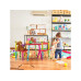 relaxdays Kindersitzgruppe 3-teilig Gelb; Grün; Rot