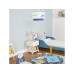 relaxdays Nachttisch für Kinder mit Schublade 34 x 42 cm