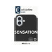Cellular Line Back Cover Sensation iPhone 16 Black