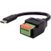 Exsys USB 2.0 Adapter USB-C Stecker - Terminalblock 5-pin Exsys USB 2.0 Adapter USB-C Stecker - Terminalblock 5-pin