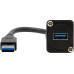 Exsys USB 3.1 Adapter D-Typ Kabel USB-A Stecker - USB-A Buchse Exsys USB 3.1 Adapter D-Typ Kabel USB-A Stecker - USB-A Buchse
