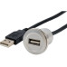 Exsys USB 2.0 Adapter Metall USB-A Stecker - USB-A Buchse Exsys USB 2.0 Adapter Metall USB-A Stecker - USB-A Buchse
