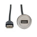 Exsys USB 2.0 Adapter Metall USB-A Stecker - USB-A Buchse Exsys USB 2.0 Adapter Metall USB-A Stecker - USB-A Buchse