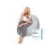 Lumaland Sitzsack Flexi Comfort 320 L, Hellgrau