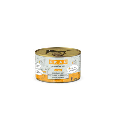 Grau Nassfutter Geflügel, Pastinake, Brokkoli 200 g