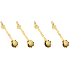 Bialetti Löffel 4 Stück, Goldfarbig