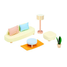 Spielba Holzspielwaren Puppenhausmöbel Wohnzimmer