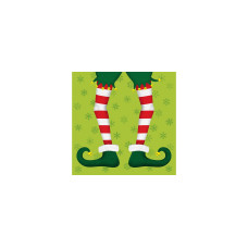 Braun + Company Weihnachtsservietten Jack the Elf Mehrfarbig, 20 Stück Braun + Company Weihnachtsservietten Jack the Elf Mehrfarbig, 20 Stück