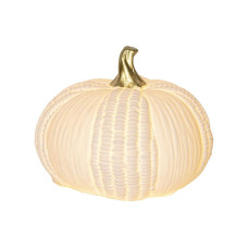 Star Trading Keramik Dekoration Kürbis 14 cm, Weiss Star Trading Keramik Dekoration Kürbis 14 cm, Weiss