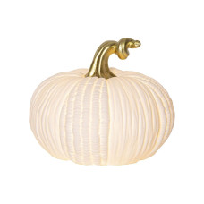 Star Trading Keramik Dekoration Kürbis 17 cm, Weiss Star Trading Keramik Dekoration Kürbis 17 cm, Weiss