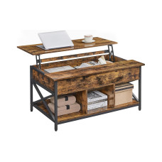 VASAGLE Couchtisch Industrial 100 x 48 cm/62 cm, Braun VASAGLE Couchtisch Industrial 100 x 48 cm/62 cm, Braun